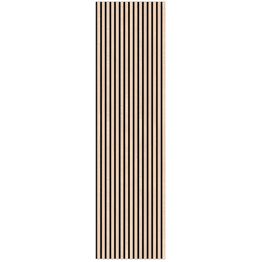 Akustiikkalevy Fibrotech Premium, 22x605x3000mm, vaalea tammi puuviilu