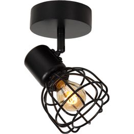 Kattospotti Lucide Filox, Ø10cm, IP20, musta