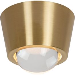 Plafondi Lucide Rigon, Ø9cm, IP20, 7W, kulta