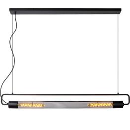Riippuvalaisin Lucide Calixt, 10x122cm, IP20, musta
