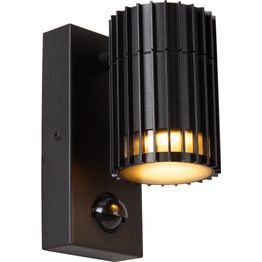 Seinäspotti Lucide Timbala, 7x11.3x14.9cm, IP44, alasvalo, musta