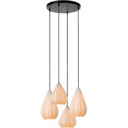 Riippuvalaisin Lucide Cinzia, Ø55.5cm, IP20, valkoinen