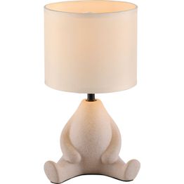 Pöytävalaisin JustLight Ted istuva, beige