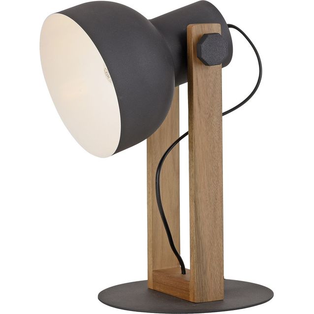 Pöytävalaisin JustLight Cup2.0, mattamusta/puu