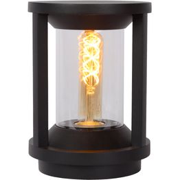 Pollarivalaisin Lucide Cadix, Ø16x22cm, IP65, musta