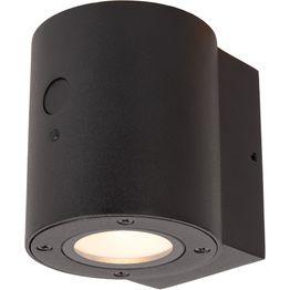 Seinävalaisin Lucide Perth, Ø9cm, IP54, 1W, musta