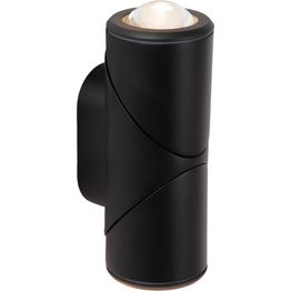 Seinäspotti Lucide Erin, 8x6x19cm, IP65, 5W, musta