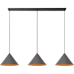 Riippuvalaisin Lucide Spitze, 40x164cm, IP20, harmaa