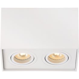 Kattospotti Lucide Tube, 9.6x18.5cm, IP20, valkoinen