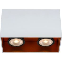 Kattospotti Lucide Bido, 8.3x16.6cm, IP20, valkoinen