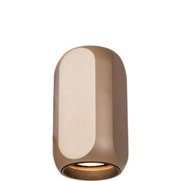 Seinävalaisin Lucide Braga, 6x6cm, IP20, ruskea