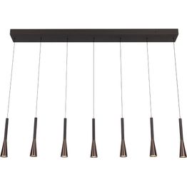 Riippuvalaisin Lucide Joakim, 130x12cm, IP20, 6.2W, ruskea