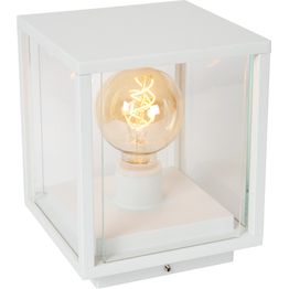 Pollarivalaisin Lucide Claire, 20x20cm, IP54, valkoinen