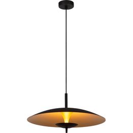 Riippuvalaisin Lucide Vulcan, Ø47cm, IP20, 9W, musta