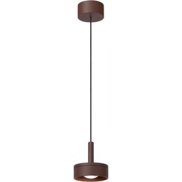 Riippuvalaisin Lucide Lenz, Ø11cm, IP54, 8W, ruskea
