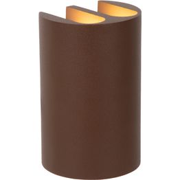 Seinäspotti Lucide York, 7x5.8cm, IP54, 1.2W, ruskea