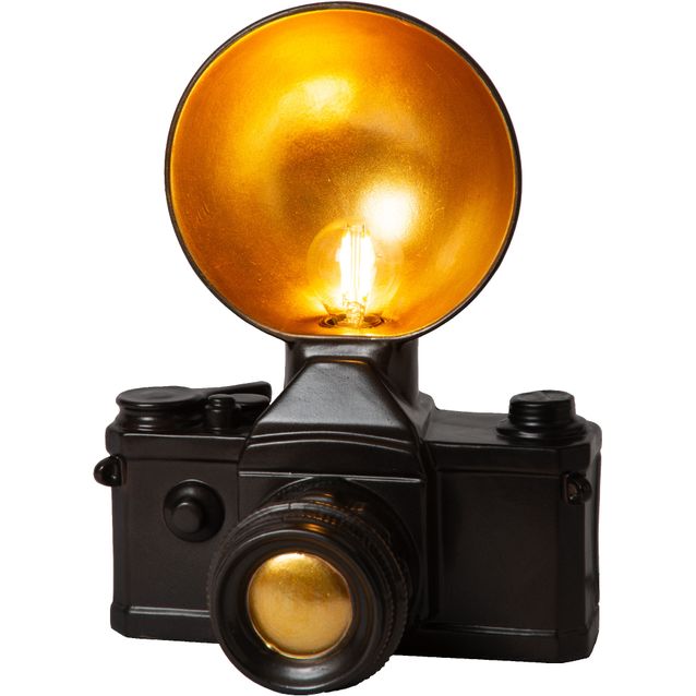 Pöytävalaisin Lucide Camera. 