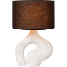 Pöytävalaisin Lucide Forma, 34x34cm, IP20, valkoinen