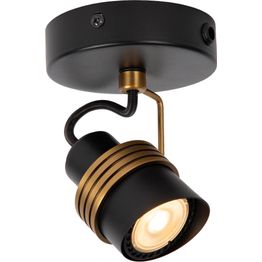 Kattospotti Lucide Tundran, 10x10cm, IP20, musta