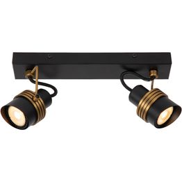 Kattospotti Lucide Tundran, 10x28cm, IP20, musta