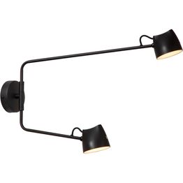 Seinävalaisin Lucide Milne, 10x35cm, IP20, 8W, musta