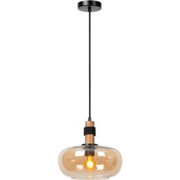 Riippuvalaisin Lucide Ilona, Ø30cm, IP20, meripihka