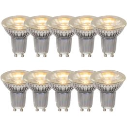 LED-polttimo Lucide MR16, Ø5cm, IP20, 5W, läpinäkyvä, 10 kpl