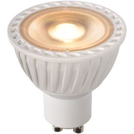 LED-polttimo Lucide MR16, Ø5cm, IP20, 5W, dim to warm, valkoinen