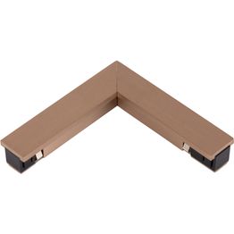 Valaisinkiskon kulmaliitin Lucide Linial, 9x9cm, IP20, messinki