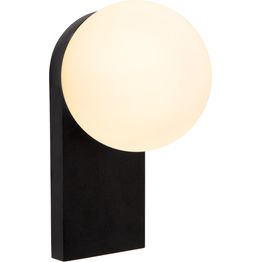 Seinävalaisin Lucide Tassa, 17x14.3cm, IP44, 10W, musta