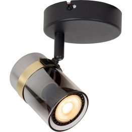 Seinävalaisin Lucide Upton, 10x10cm, IP20, harmaa