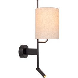 Seinävalaisin Lucide Magic, 18x30cm, IP20, musta