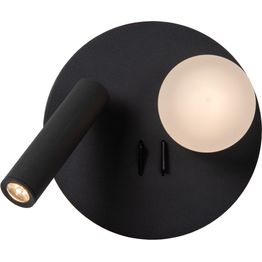 Seinävalaisin Lucide Matiz, Ø16.5cm, IP20, 3.5W, musta