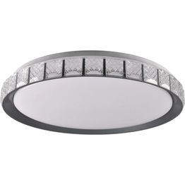 Led-kattovalaisin Goldlux Nina Led ⌀49cm, 3900lm, harmaa/kirkas