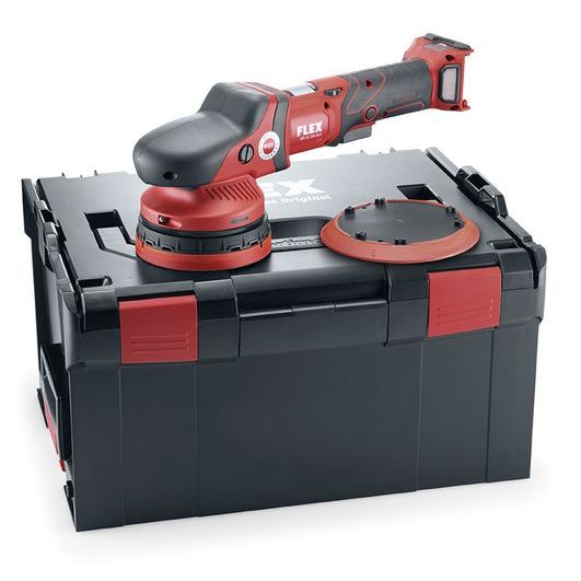 Epäkeskokiillotuskone Flex XFE 15 150 18,0-EC 18V ilman akkua + L-Boxx