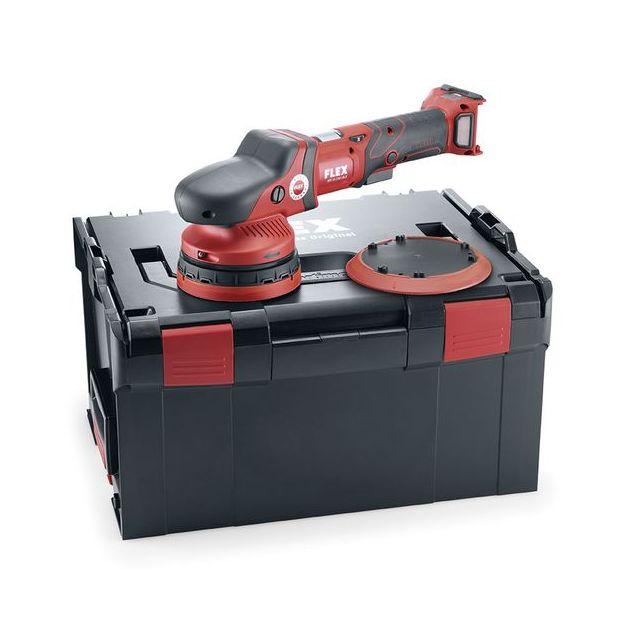 Epäkeskokiillotuskone Flex XFE 15 150 18.0-EC, 18V, ilman akkua + L-Boxx