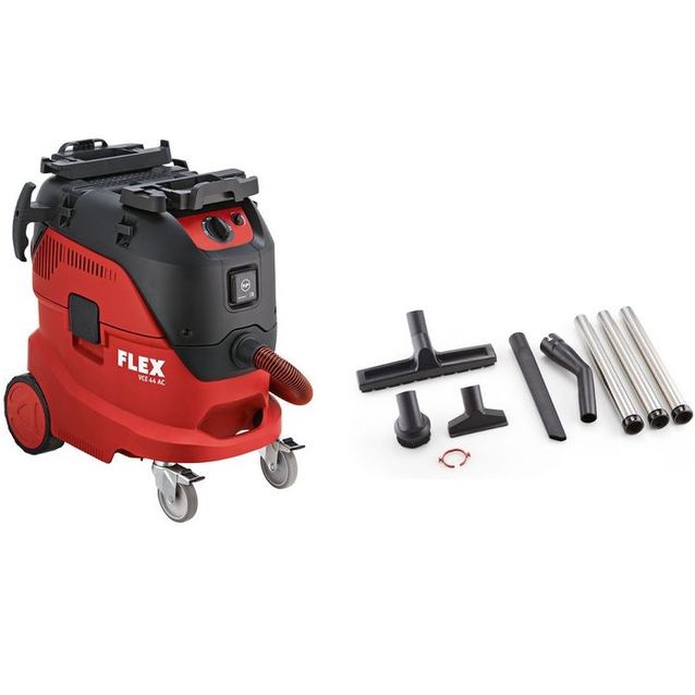 Märkä-kuivaimuri Flex VCE 44 L AC-Set, 42L, luokka L, suodattimen automaattipuhdistus