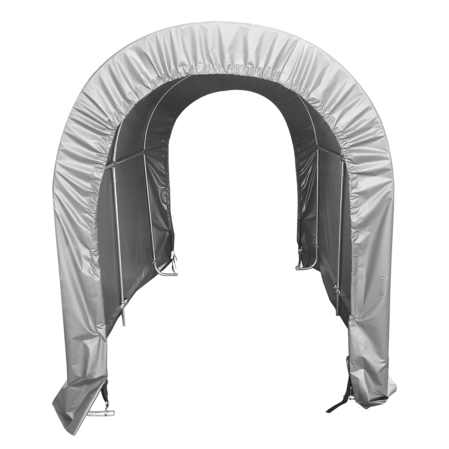 Pressutalli Fornorth 1,6x2,4m 4,6m² 350g/m² vaaleanharmaa