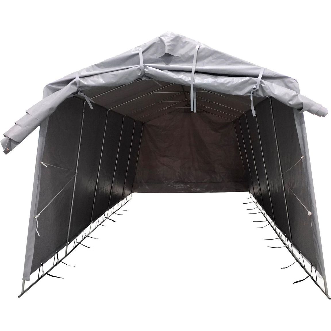 Pressutalli Fornorth 2,7x5,1m/13,7m2 vaaleanharmaa