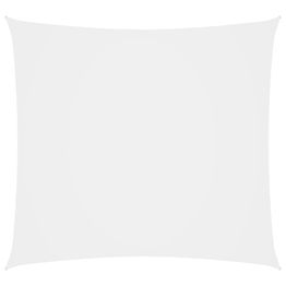 Aurinkopurje Oxford-kangas neliönmuotoinen 3x3 m valkoinen