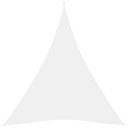 Aurinkopurje Oxford-kangas kolmio 4x5x5 m valkoinen