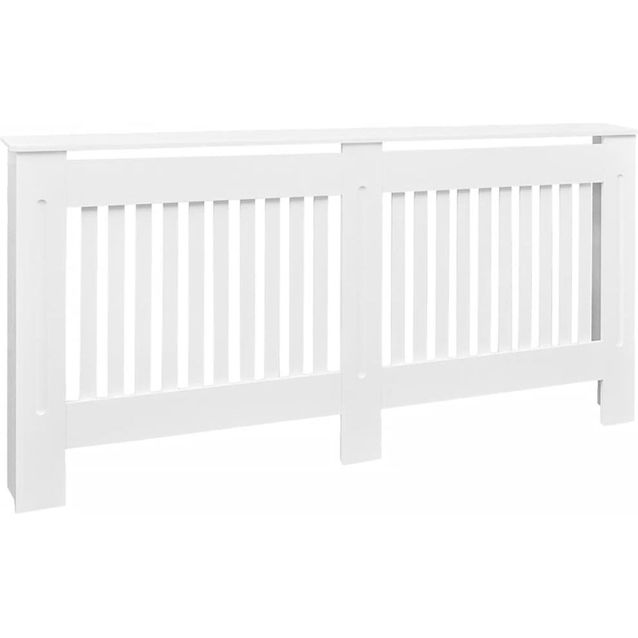 Lämpöpatterin suoja MDF, 172cm, valkoinen