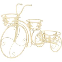 Kukkateline polkupyörän muotoinen vintagetyylinen metalli