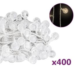 Keijuvalonauha pallo 40m 400 LED-valoa lämmin valk. 8-toiminen