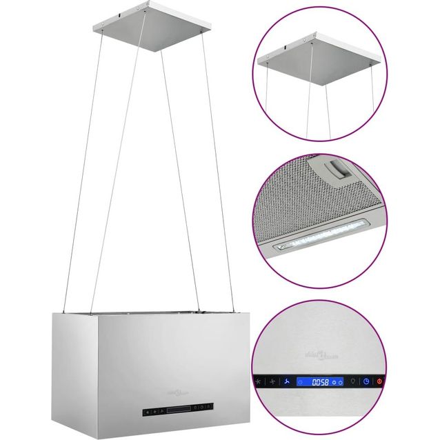 Ripustettava liesituuletin, LCD 55cm, ruostumaton teräs