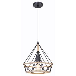 Riippuvalaisin Globo Ulleu Ø50cm 60W ruskea