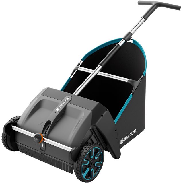 Lehtienkerääjä Gardena sis. harjakset nurmelle ja terassikiveykselle