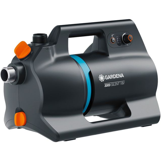 Akkupuutarhapumppu Gardena 3000 18V P4A 3000 l/h akulla