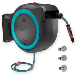 Seinäletkukela Gardena PowerRoll XXL Solo 40 m turkoosi 18V ilman akkua