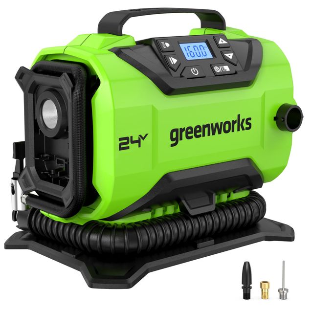 Akkuilmapumppu Greenworks G24IN 24V ilman akkua